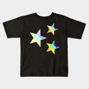 Colourful stripy stars set Kids T-Shirt